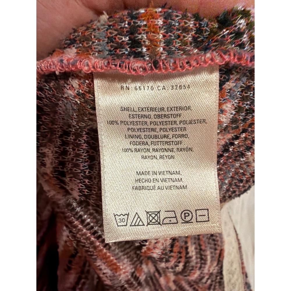 Maeve Anthropologie Diamond Argyle Bell Sleeve Knit Mini Dress S - Picture 6 of 8
